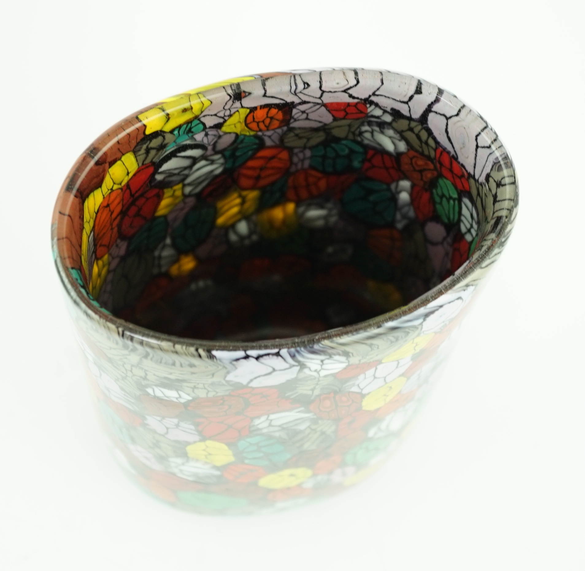 Vittorio Ferro (1932-2012), a Murano glass Murrine vase